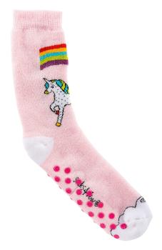 6 Paar TippTexx 24 Kinder ABS Stoppersocken Einhorn